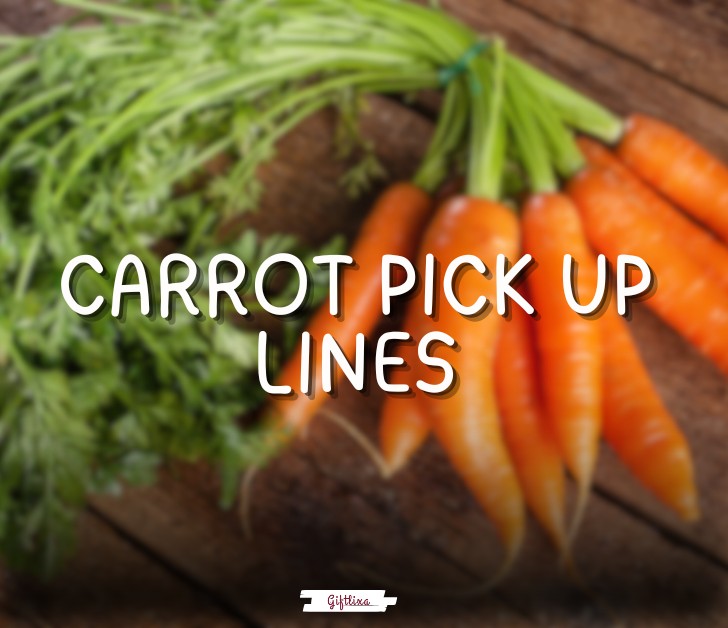 Carrot pick up lines