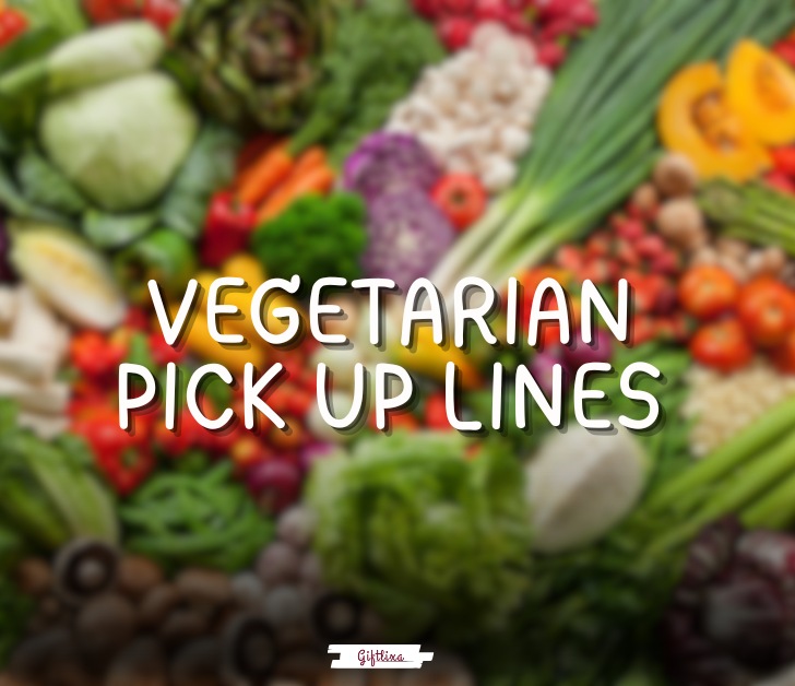 vegetarian pick up lines