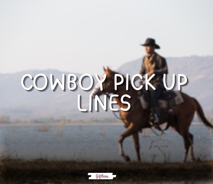 cowboy pick up lines