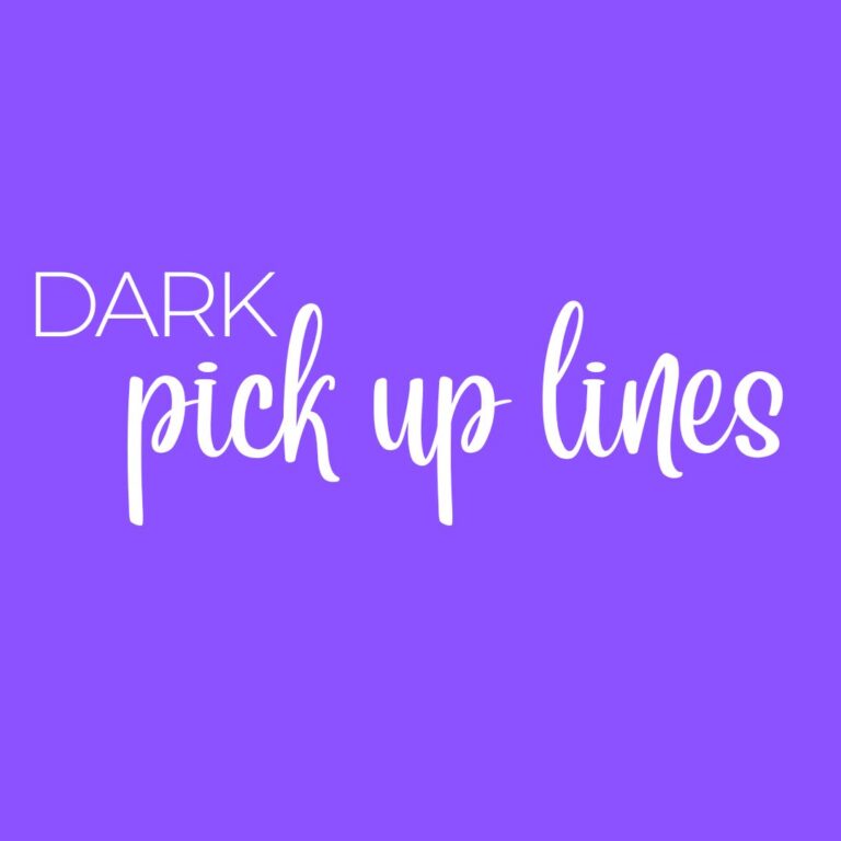 Dark pick up lines with funny gothic and spooky flirting ideas